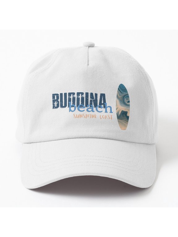 Buddina Beach Sunshine Coast Baseball Cap, Travel Hat Style