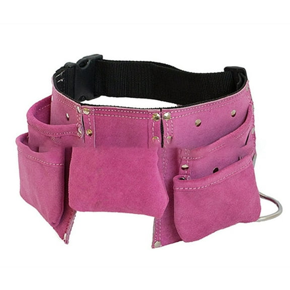 Budding For Gardener's Children's Adjustable Leather Working Tool Belt