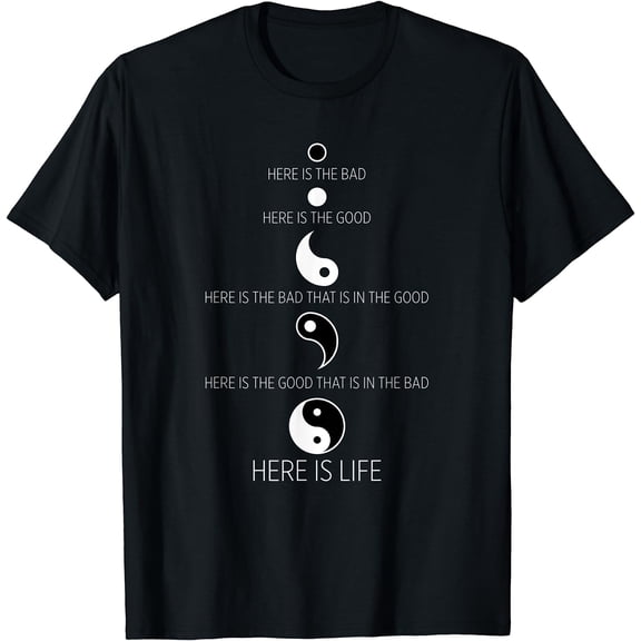 Buddist Life Yin Yang T-Shirt