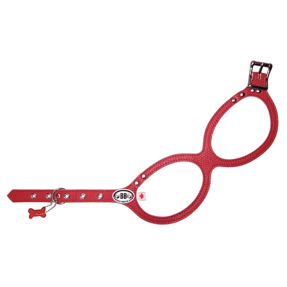 Buddy Belts Harness Pebble Grain Red - Premium Edition (6)
