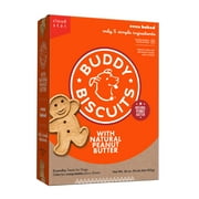 Buddy Biscuits Crunchy Dog Treats, Peanut Butter, 16 oz. Box