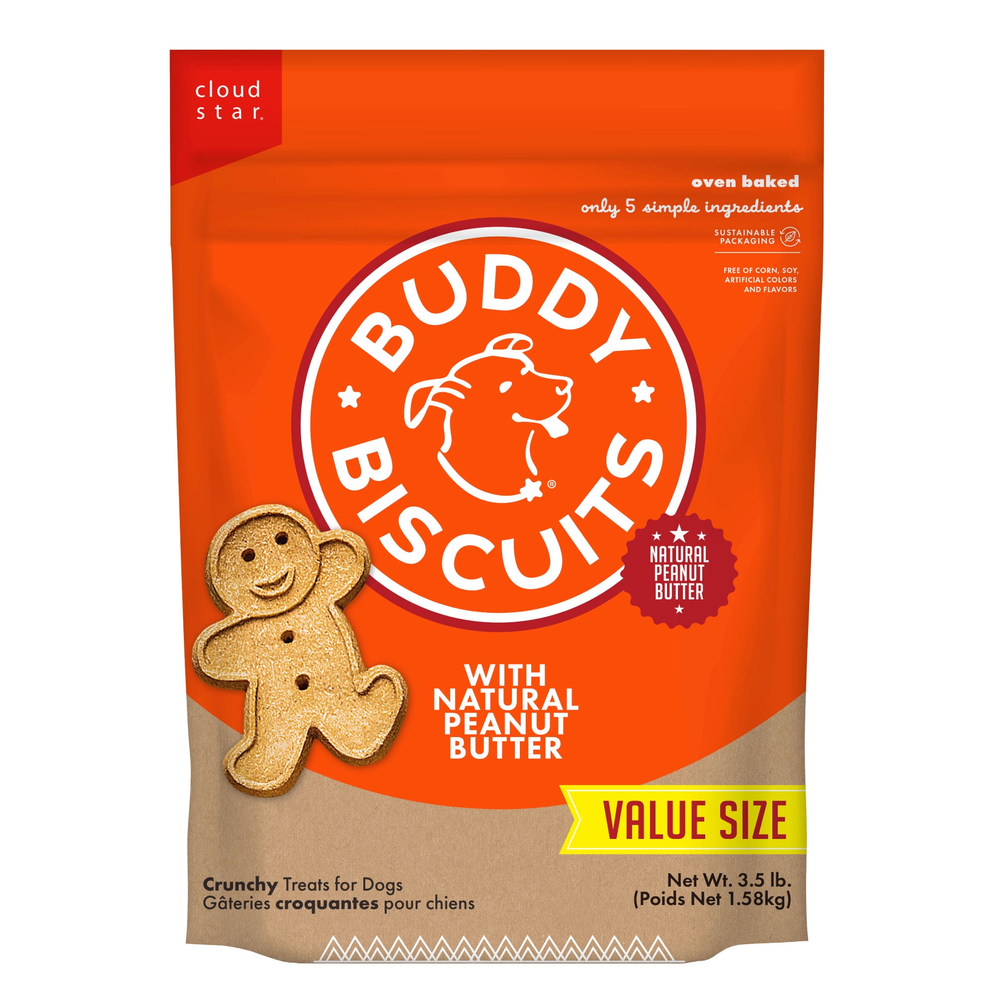 Crunchy peanut butter for dogs hot sale