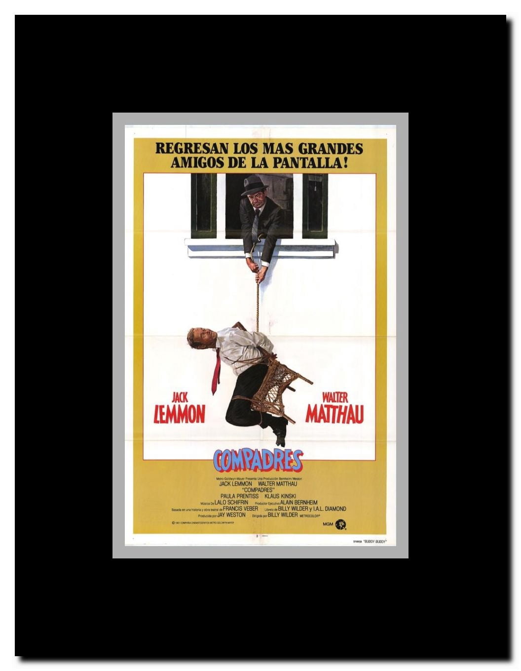 Buddy Buddy Framed Movie Poster