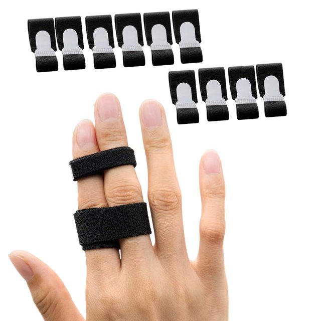 Buddy Finger Wraps. Pack of 10 Finger Tapes for Broken. Sprained