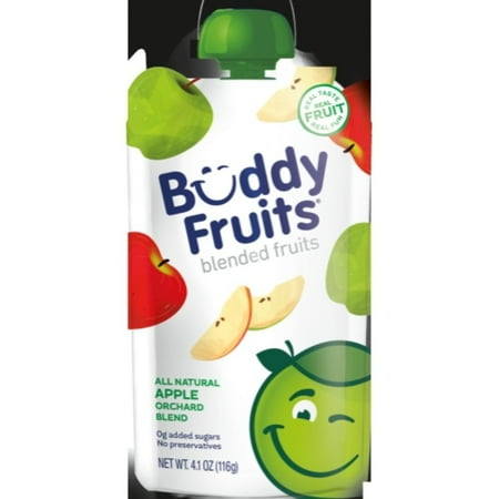 Buddy Fruits Apple Orchard Blend Blended Fruits, 4.1 Ounces, 100 Per Case