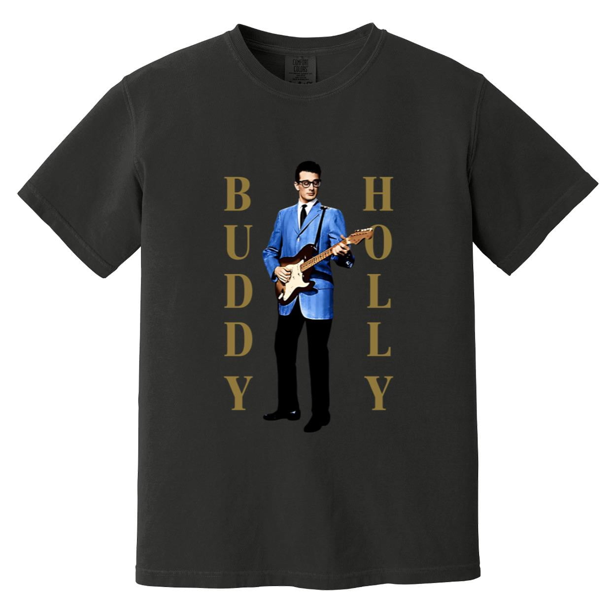 Buddy Holly Rock and Roll Legend Throwback Tribute Comfort Color T shirt for men women up to Buddy Holly Rock and Roll Legend Throwback Tribute Comfort Color T shirt for men women up to