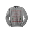 thumbnail image 1 of Buddy The Elf What's Your Favorite Color Christmas Sweatshirt Small Grey, 1 of 1