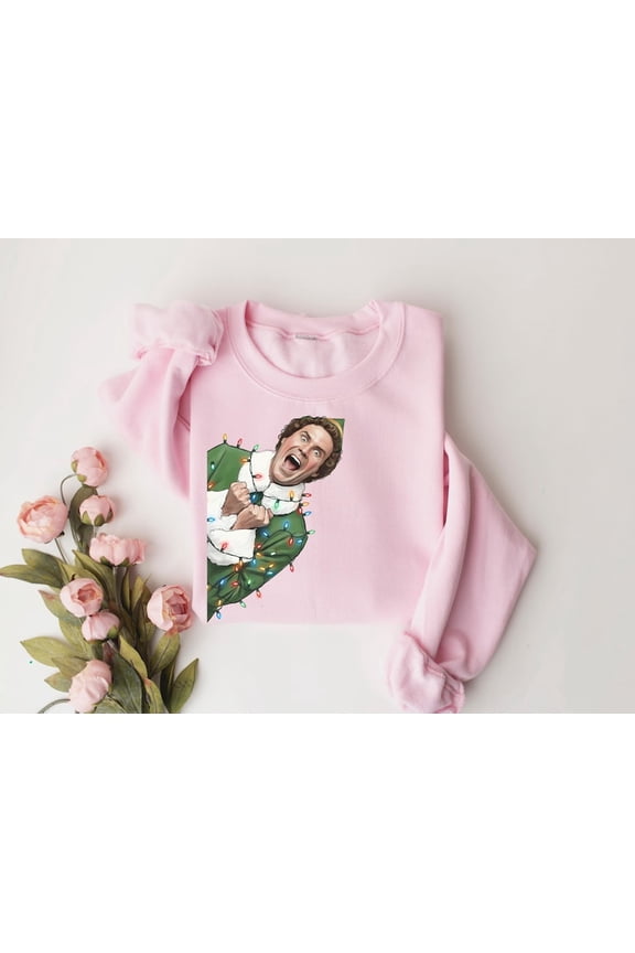 Buddy The Elf Xmas Sweatshirt, So Good News I Saw a Dog Today Shirt, Elf Movie Sweatshirt - Sizes S-5XL ,Art Print JSC