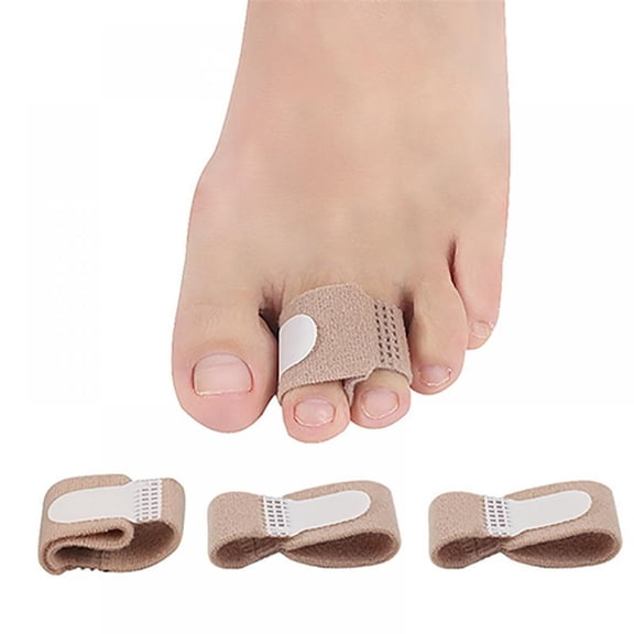 Buddy Toe Wraps, 12 Packs of Toe Tapes, Toe Splints for Overlapping Toe, Broken Toe Bandages Brace Cushioned Corrector& Crooked Toes