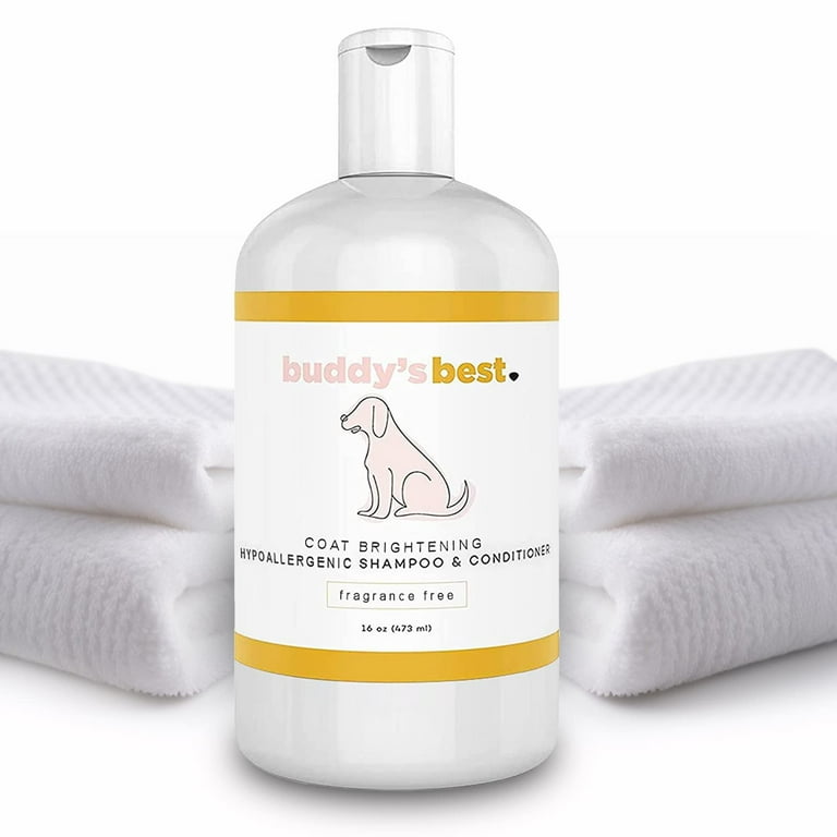 Buddy s Best Dog Shampoo and Conditioner in One Hypoallergenic Oatmeal Shampoo for Dogs with Sensitive Skin Moisturizing Dog Wash Walmart