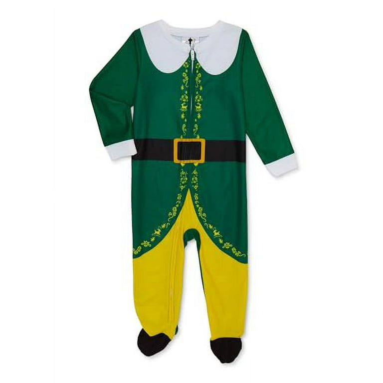 Disney Elf Toddler Christmas Fleece One-Piece Sleeper, 18M