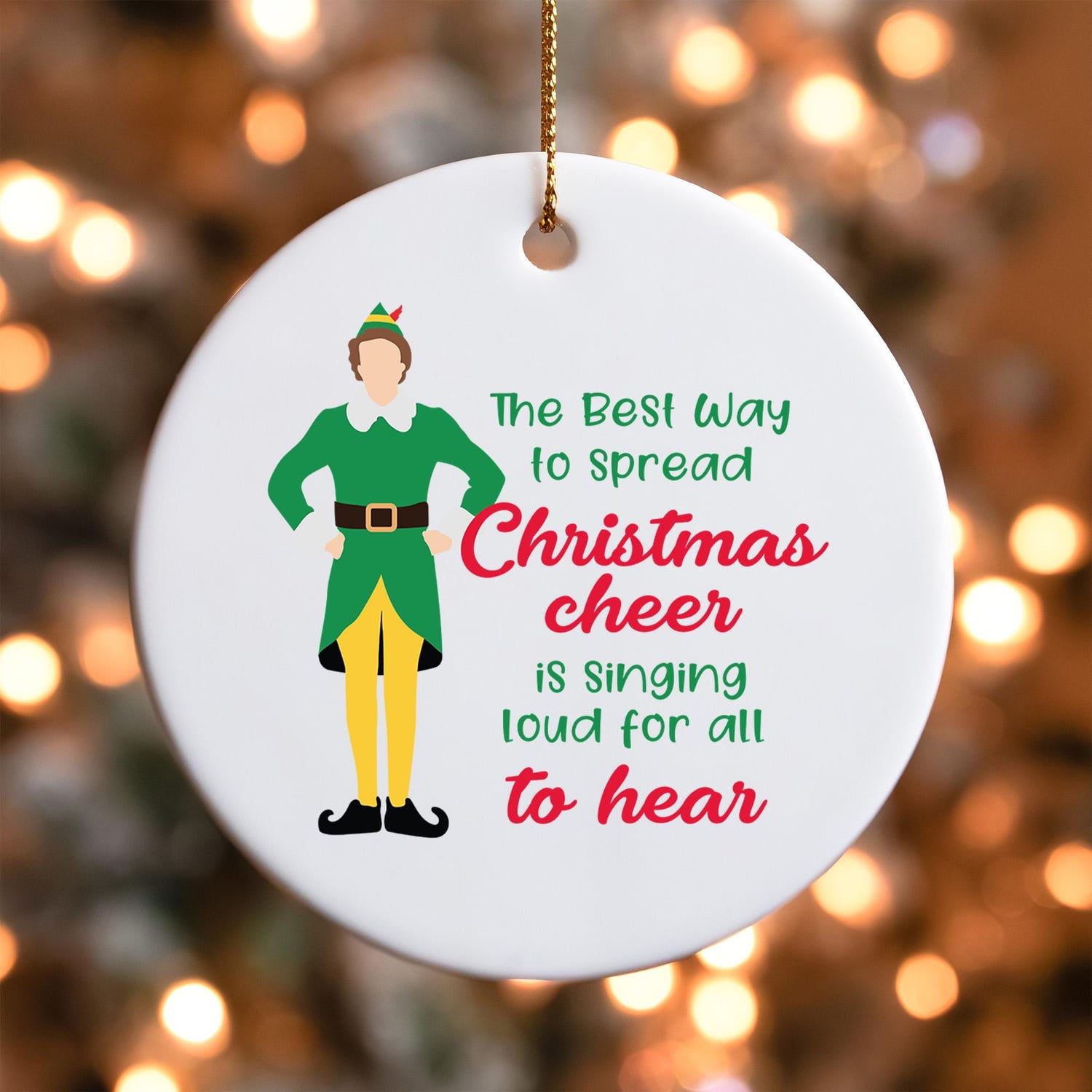 Buddy Elf Ornament, image size:1500x1500