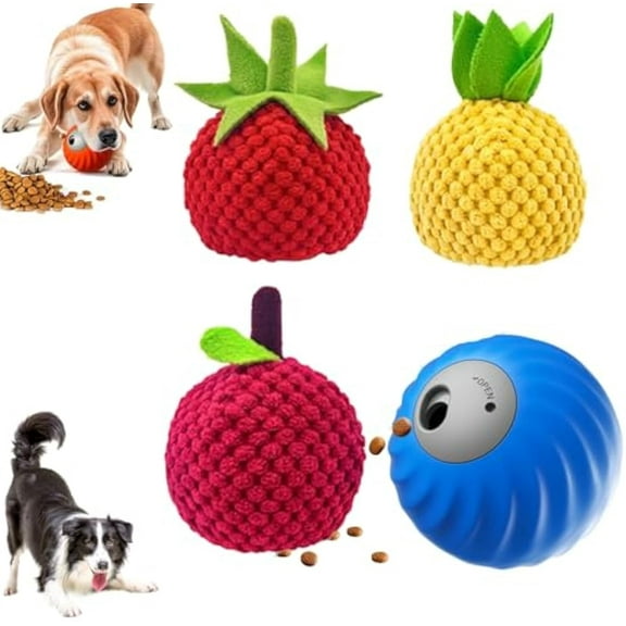 Buddy toy 2.0, Buddy 2.0 – Smart Touch Interactive Dog Toy, Buddy Dog Toy, 2 in 1 Interactive Dog Balls & Pet Feeder, Track Food Leaking Ball, Cats Dogs