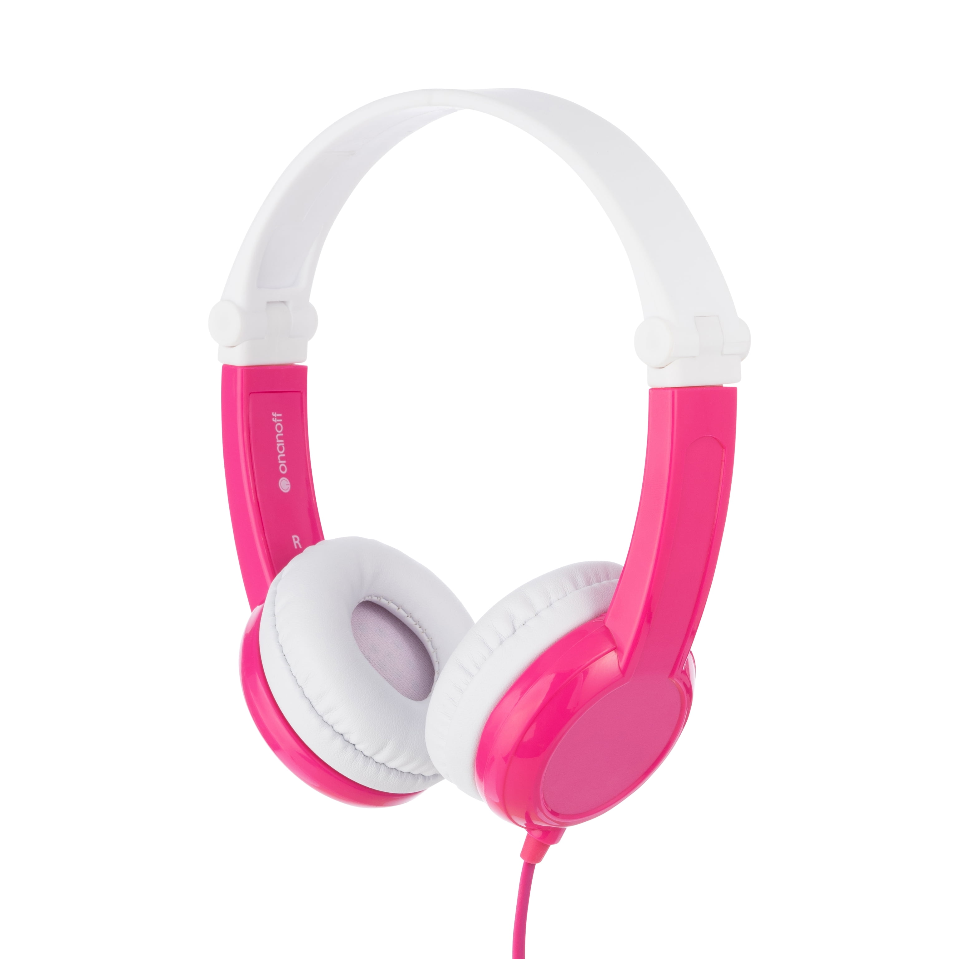 BuddyPhones Connect Volume Safe Kids Headphones Pink