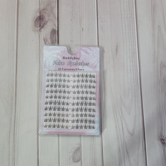 Buddybuy False eyelashes  Lightweight & Reusable, Easy Application with Invisible Band