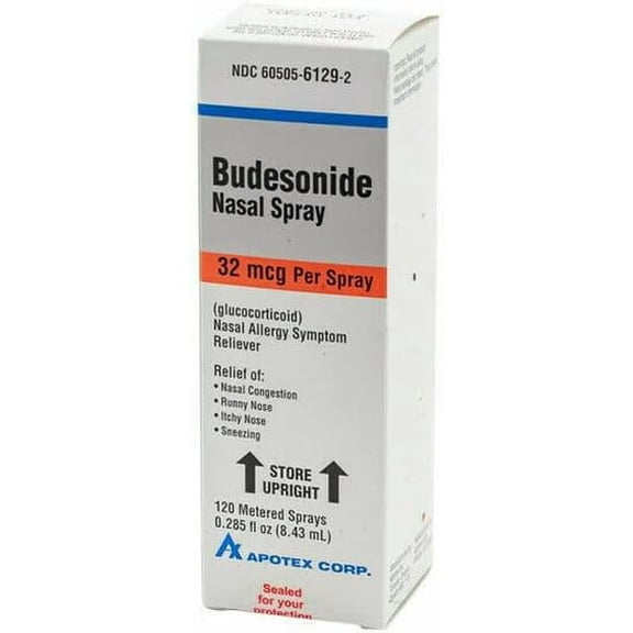 Budesonide Nasal Spray, 32 mcg, 120 Metered Sprays