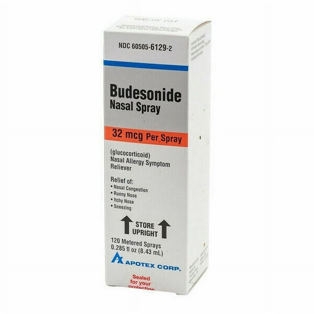 Budesonide Nasal Spray, 32 mcg, 120 Metered Sprays