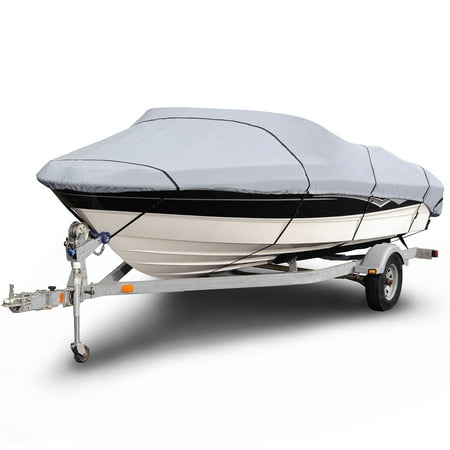 Budge 1200 Denier V-Hull Boat Cover, Waterproof Outdoor Protection, Size BT-8: 22'-25' Long, 106" Beam