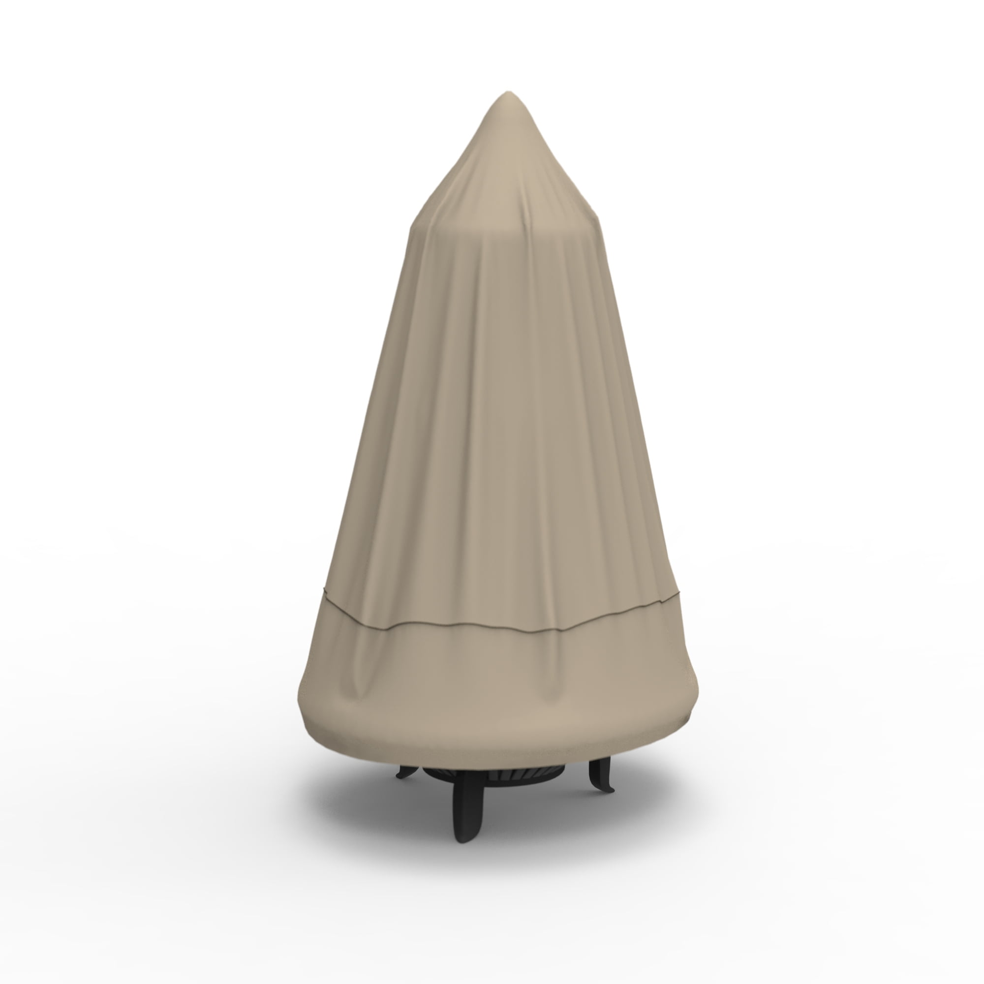 BUDGE INDUSTRIES Budge 22"Dia. x 38"Drop Brown / Beige Patio Chiminea Cover, English Garden