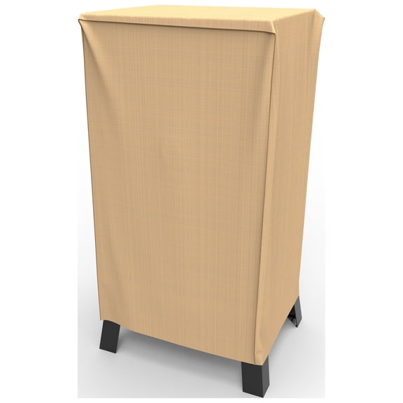 Budge 29" W Tan Patio Square Smoker Grill Cover, Sedona