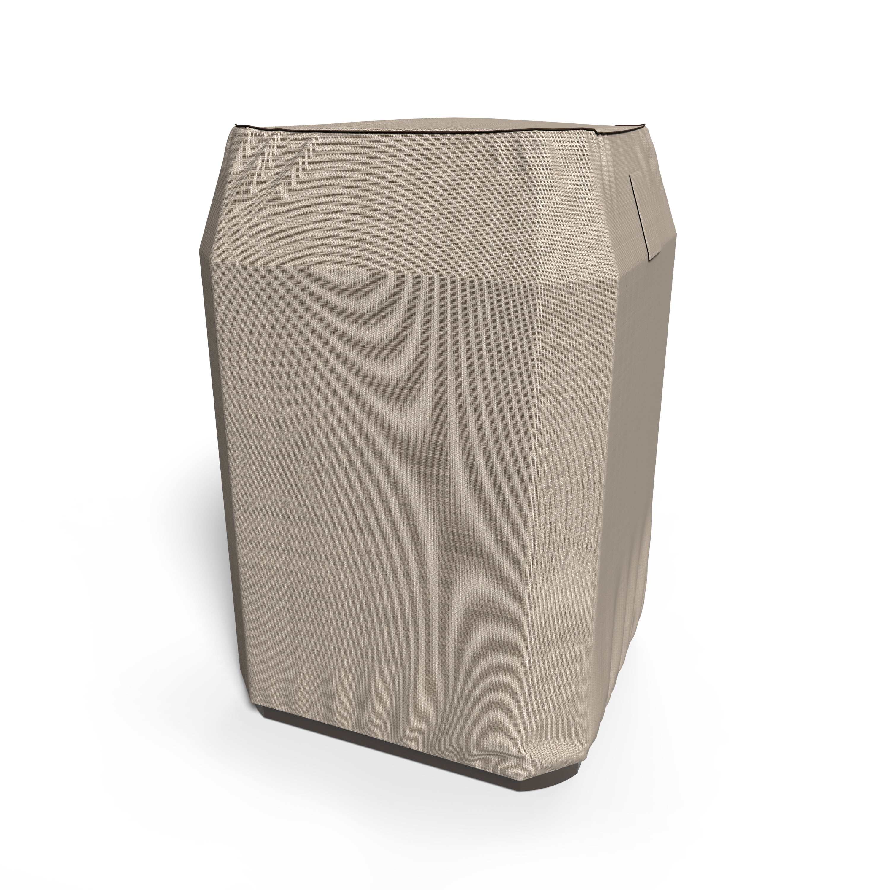 Budge 34"W 34"L Brown / Beige Patio Square AC Cover, English Garden