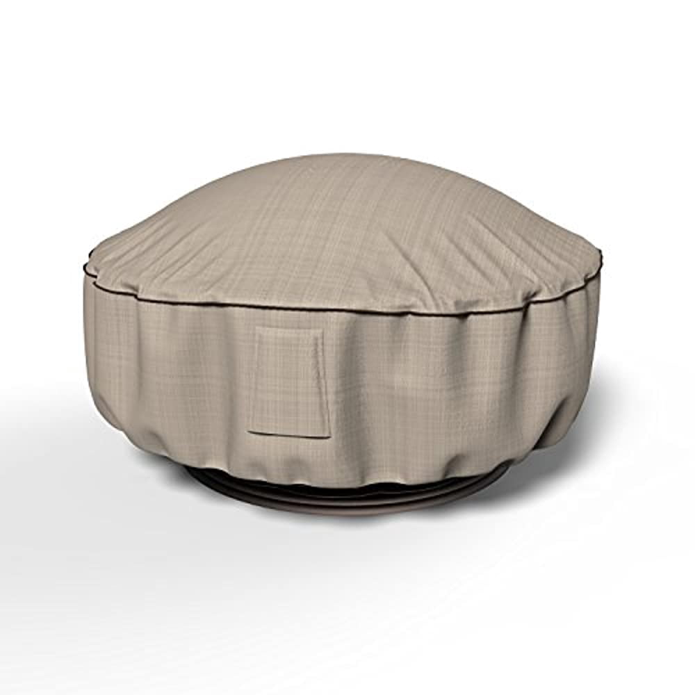 Budge 36"Dia. Black Ivory Patio Firepit Cover, StormBlock™ Mojave