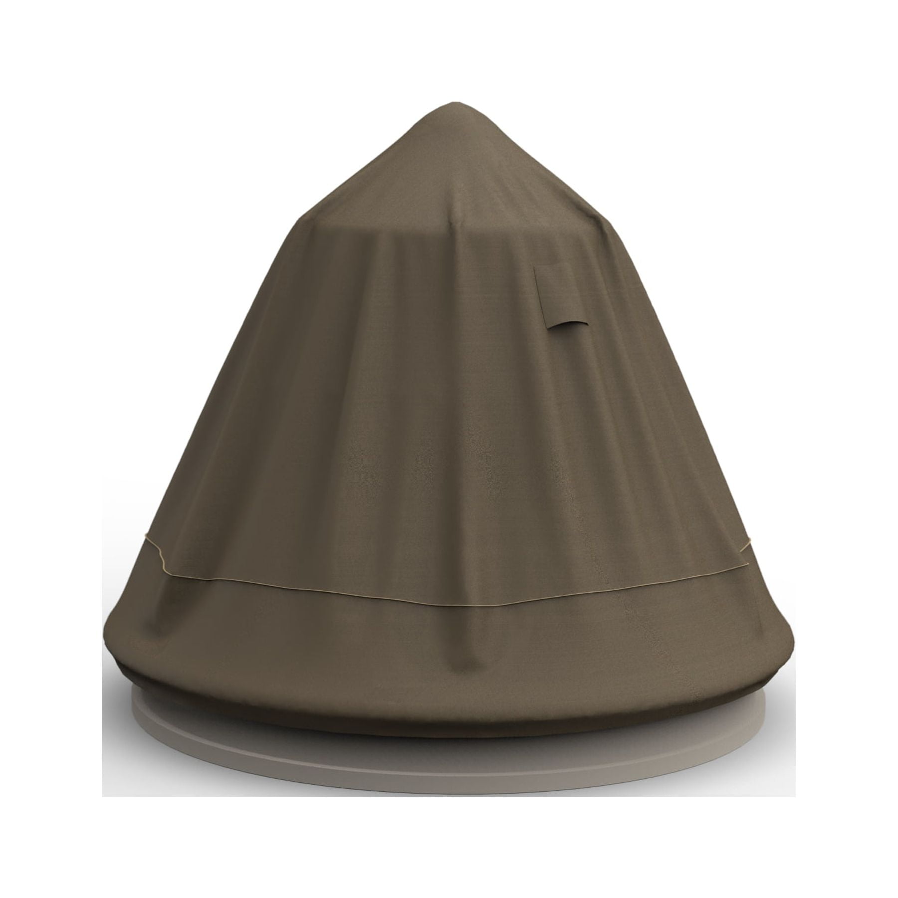 Budge 48"High Black and Tan Patio Fountain Cover, StormBlock™ Hillside