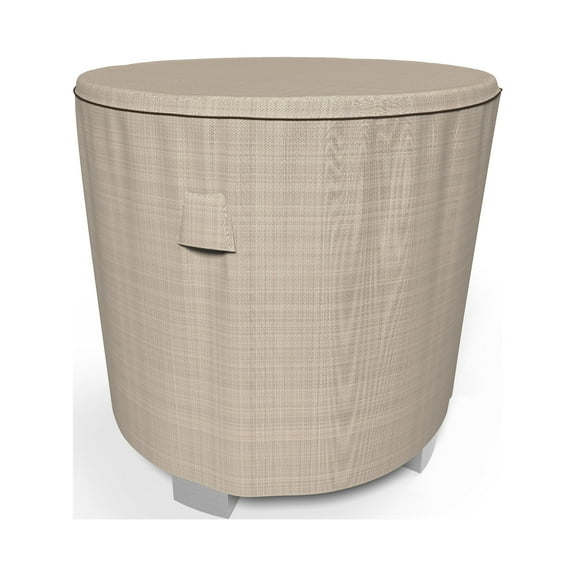 Budge 50"Dia. Black Ivory Patio Bar Table Cover, StormBlock⢠Mojave