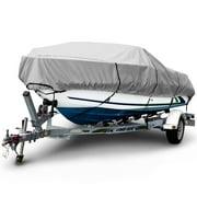 Budge 600 Denier V-Hull Boat Cover, Waterproof and UV Resistant Protection for V-Hull Boats, Multiple Sizes