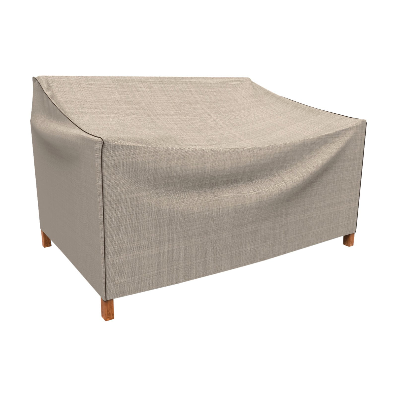 Budge 74"Wx31"L Black Ivory Patio Sofa Cover, StormBlock™ Mojave