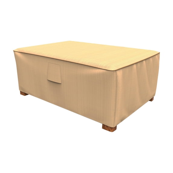 Budge Beige Sedona Waterproof Patio Ottoman Cover