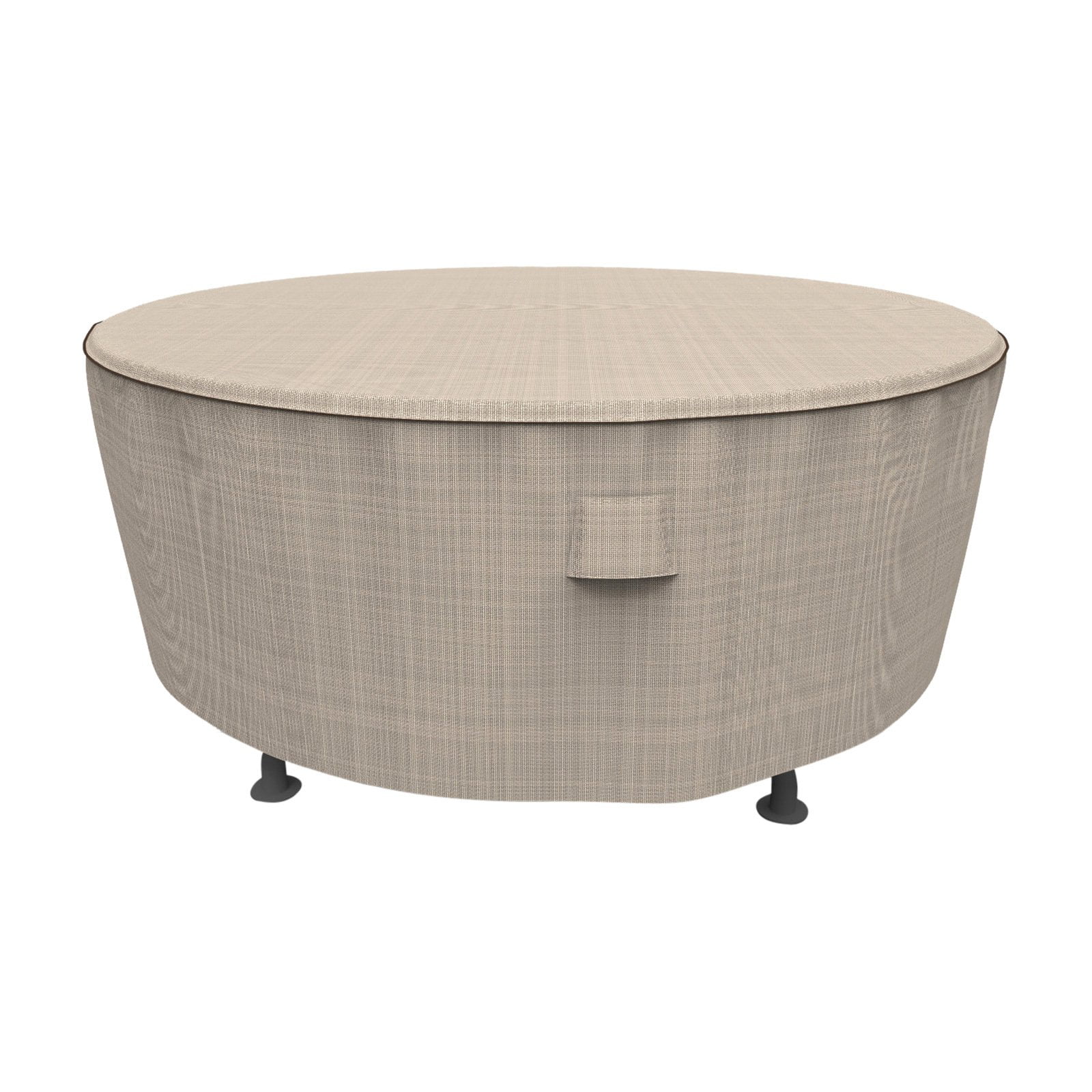 Budge Black Ivory StormBlock™ Mojave Round Patio Table Cover - 72 diam. x 28H in.
