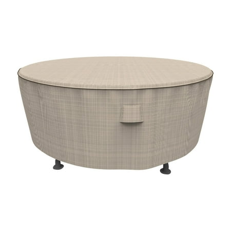 Budge Black Ivory StormBlock™ Mojave Round Patio Table Cover - 72 diam. x 28H in.