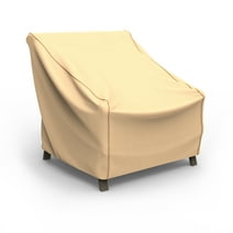 Budge Industries 36" x 41" x 34" Beige Brown Rectangle Patio Chair Cover
