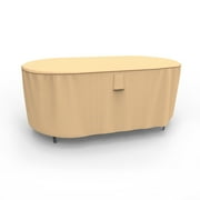 Budge Industries StormBlock  Savanna Oval Patio Table Cover - 60L x 42W x 28H in.