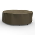 thumbnail image 1 of Budge L Black and Tan Patio Oval Table/Chairs Cover, StormBlock™ Hillside, 1 of 9