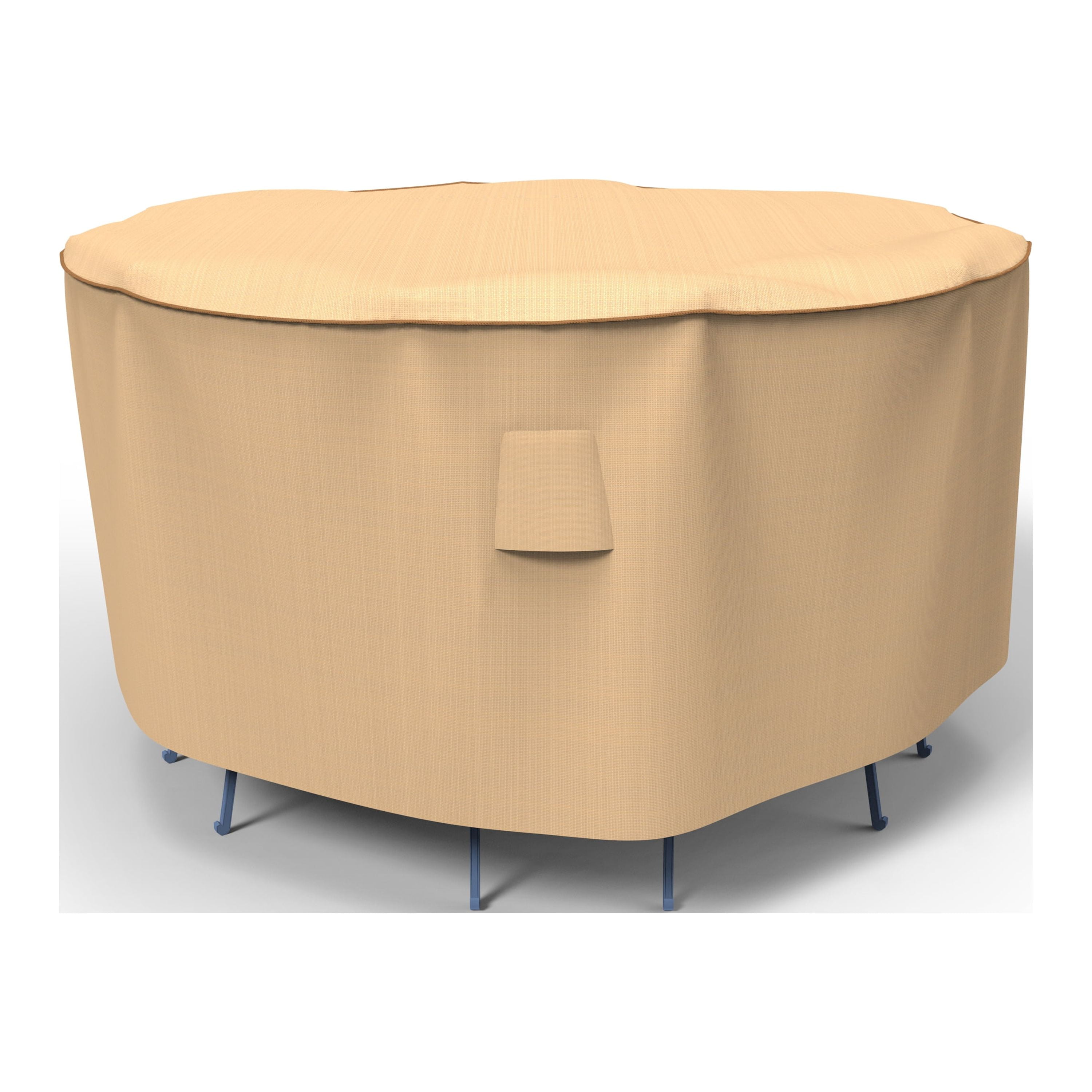 Budge L Tan Patio Bar Table/Chairs Cover, StormBlock™ Savanna