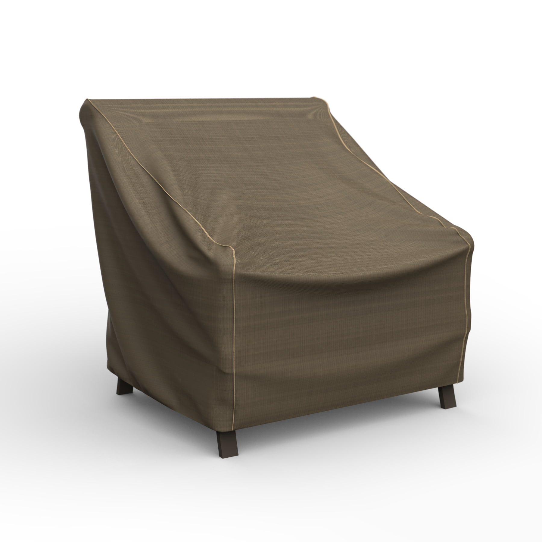 Budge Large Black and Tan Patio Chair Cover, StormBlock Hillside