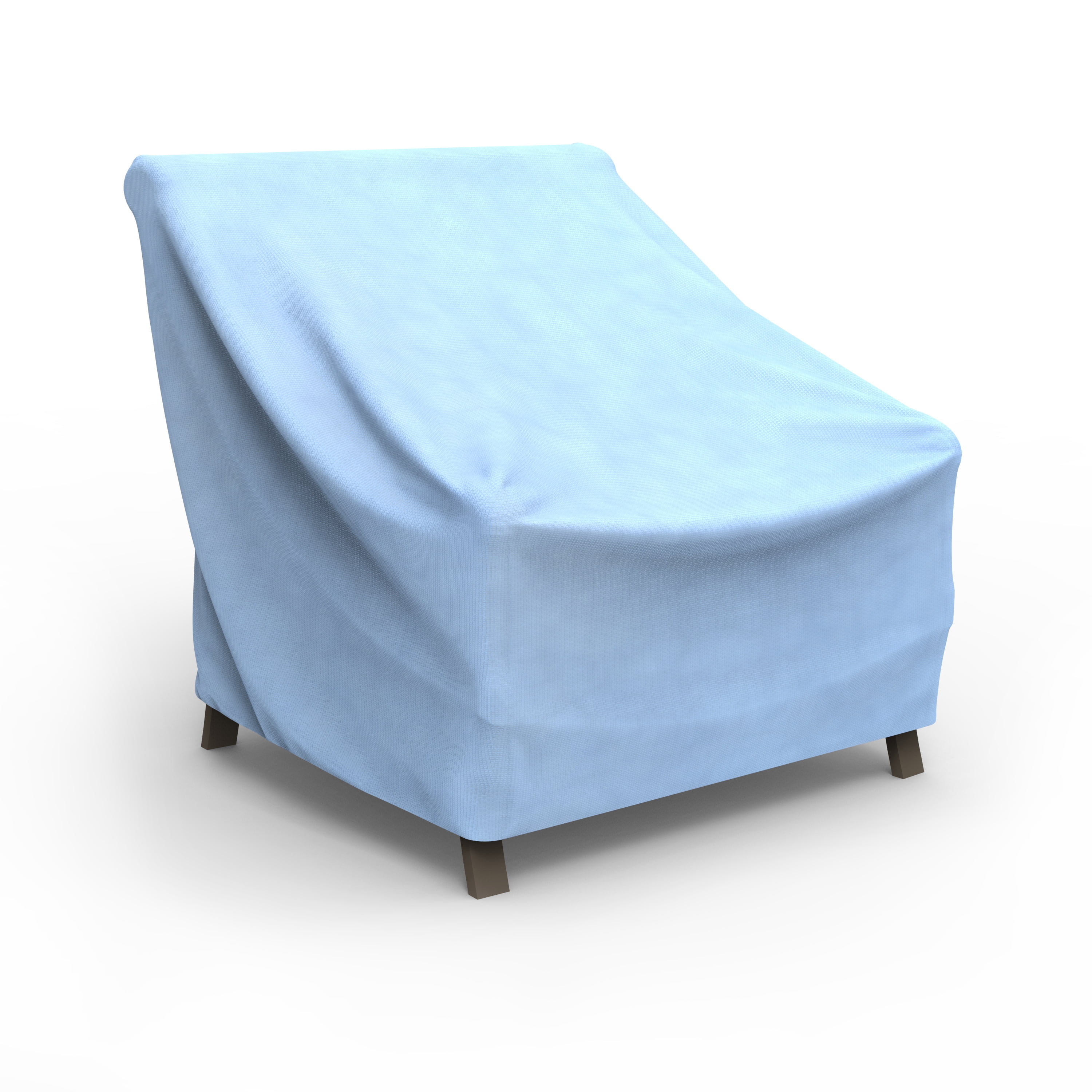 Budge Large Blue Patio Outdoor Chair Cover, AllSeasons