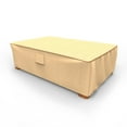 thumbnail image 1 of Budge Large Tan Patio Ottoman/Table Cover, StormBlock™ Savanna, 1 of 9