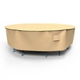 thumbnail image 1 of Budge Large Tan Patio Round Table/Chairs Cover, Chelsea, 1 of 7