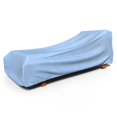 Budge Medium Blue Patio Outdoor Chaise Cover, AllSeasons