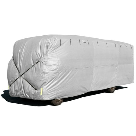 Budge Premier Class A RV Cover Fits Class A RVs up to 46' Long (Gray, Polyester), 46' L x 110" W x 114" H (RVRP-8)