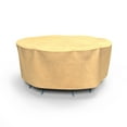 thumbnail image 1 of Budge Small Beige Patio Round Table/Chairs Cover, All-Seasons, 1 of 13