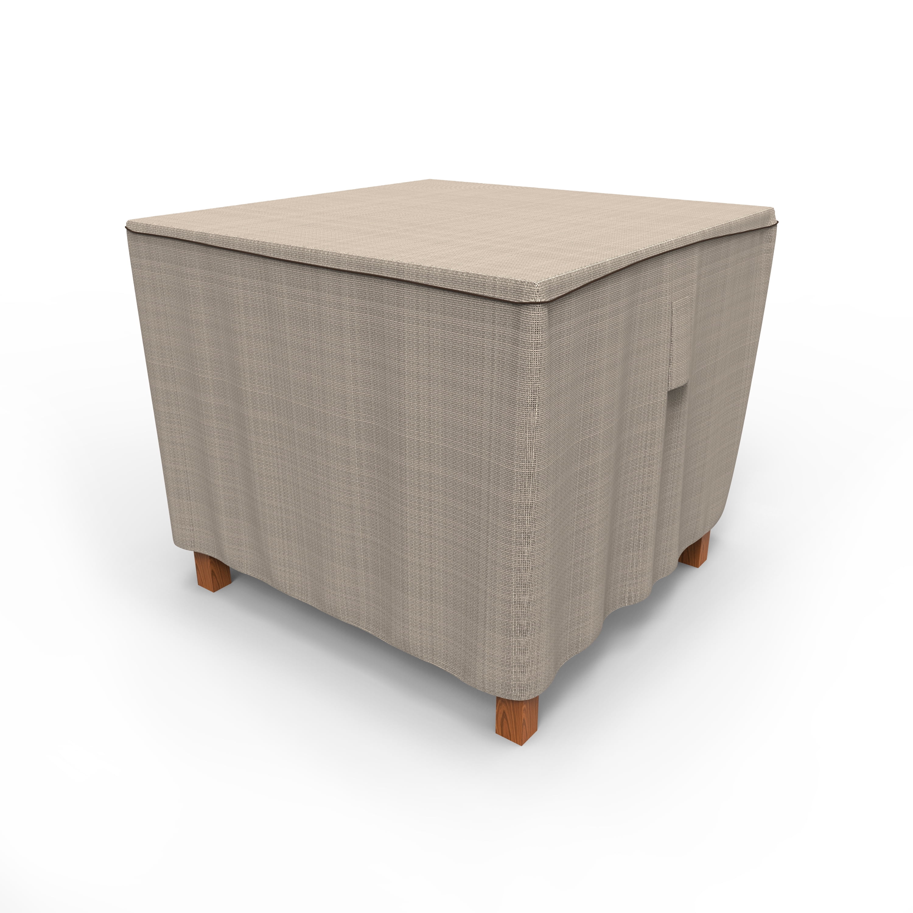 BUDGE INDUSTRIES Budge Small Brown / Beige Patio Square Table, English Garden