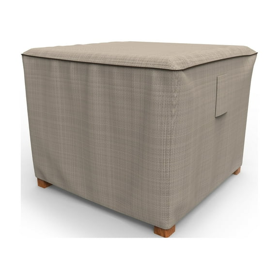 Budge Small Brown / Beige Patio Table/Ottoman Cover, English Garden