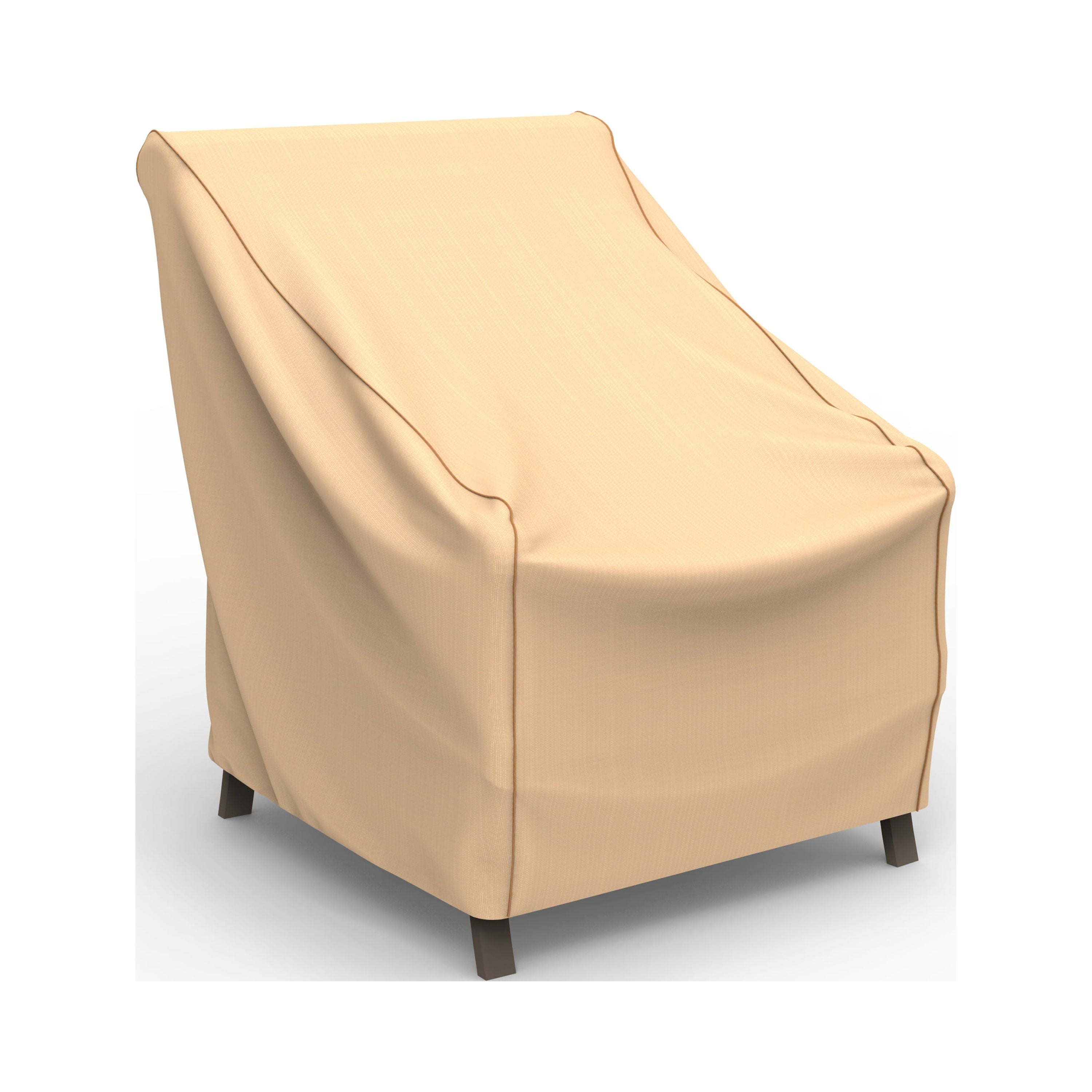 Budge Small Tan Patio Chair Cover, StormBlock™ Savanna