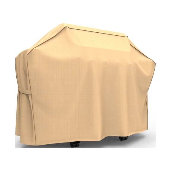 Budge Small Tan Patio Outdoor BBQ Grill Cover, Sedona