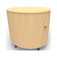 thumbnail image 1 of Budge Small Tan Patio Round Table Cover, StormBlock™ Savanna, 1 of 9