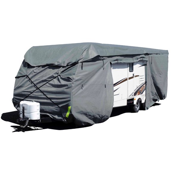 Budge Standard Gray Toy Hauler RV Cover, Basic Outdoor Protection for Toy Hauler RVs, Multiple Sizes